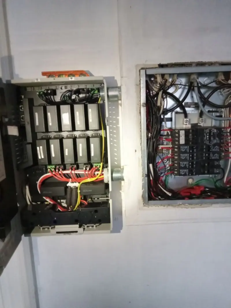 Electrical panel upgrade completed for Ring Doorbell Installation in Milford